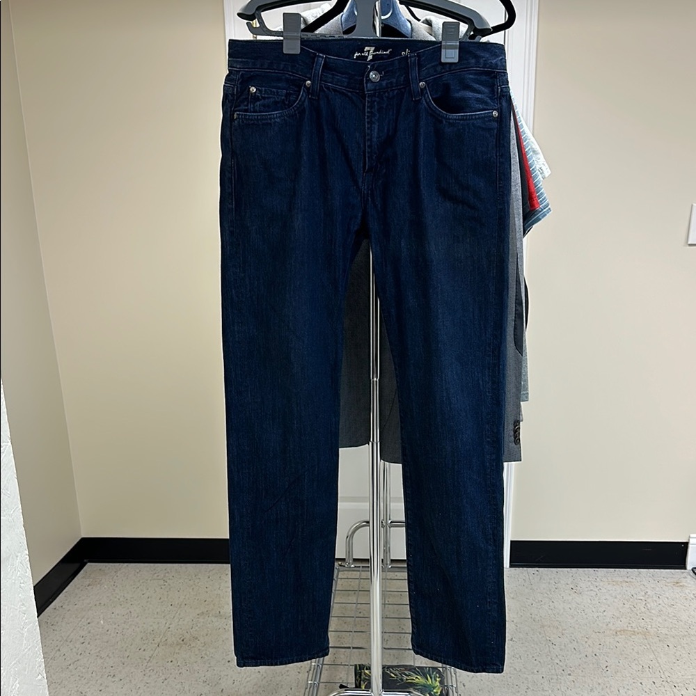 Men's Dark Blue Jeans Slimmy